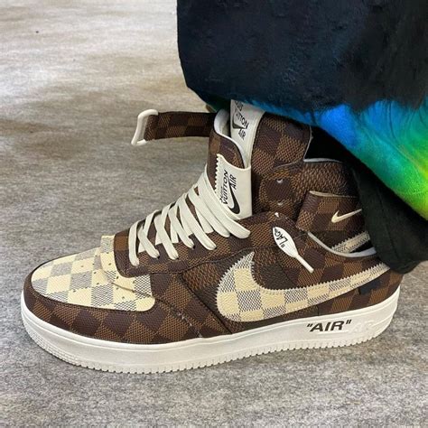 louis vuitton x off-white x nike air force 1|Nike Louis Vuitton virgil abloh.